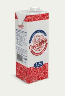 Дизайн упаковки молока "Счасливки" тетра-пак